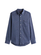 Tommy Hilfiger Flannel Dobby RF Shirt Blue