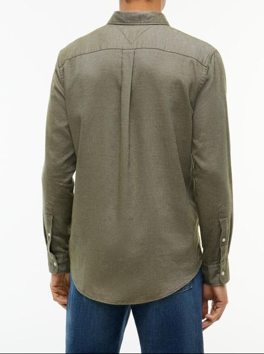 Tommy Hilfiger Flannel Dobby RF Shirt Green