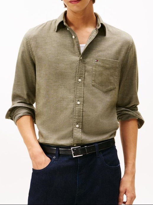 Tommy Hilfiger Flannel Dobby RF Shirt Green