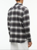 Tommy Hilfiger Flannel Check Overshirt Dark Grey