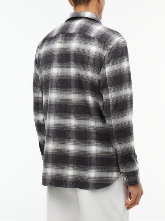 Tommy Hilfiger Flannel Check Overshirt Dark Grey
