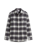 Tommy Hilfiger Flannel Check Overshirt Dark Grey