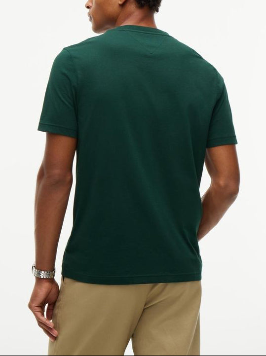 Tommy Hilfiger Brand Love Small Script Tee Green