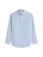 Tommy Hilfiger Flex Poplin Mini Print RF Shirt Skjorte Blue