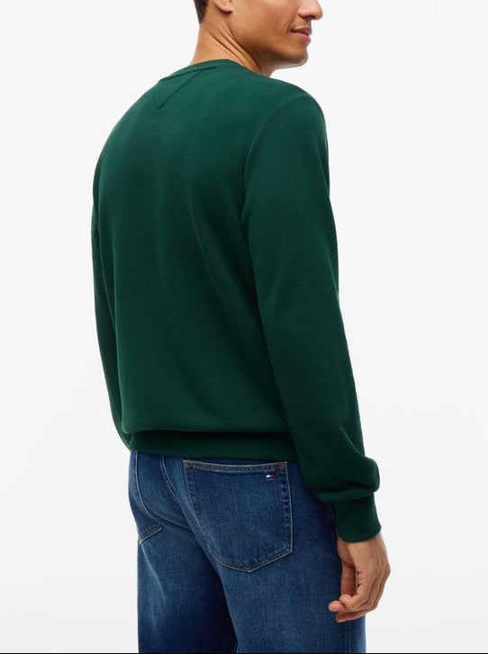 Tommy Hilfiger Brand Love Script Sweatshirt Green