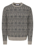 Only & Sons ONSSAGE REG LS Wool Blend Crew Knit Grey
