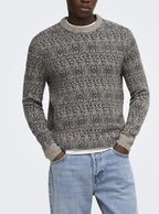 Only & Sons ONSSAGE REG LS Wool Blend Crew Knit Grey