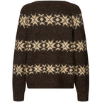 Lollys Laundry Lattie Knit LS Dark Mocca