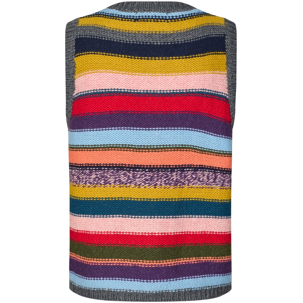 Lollys Laundry Cait Knit Vest SL Mulit