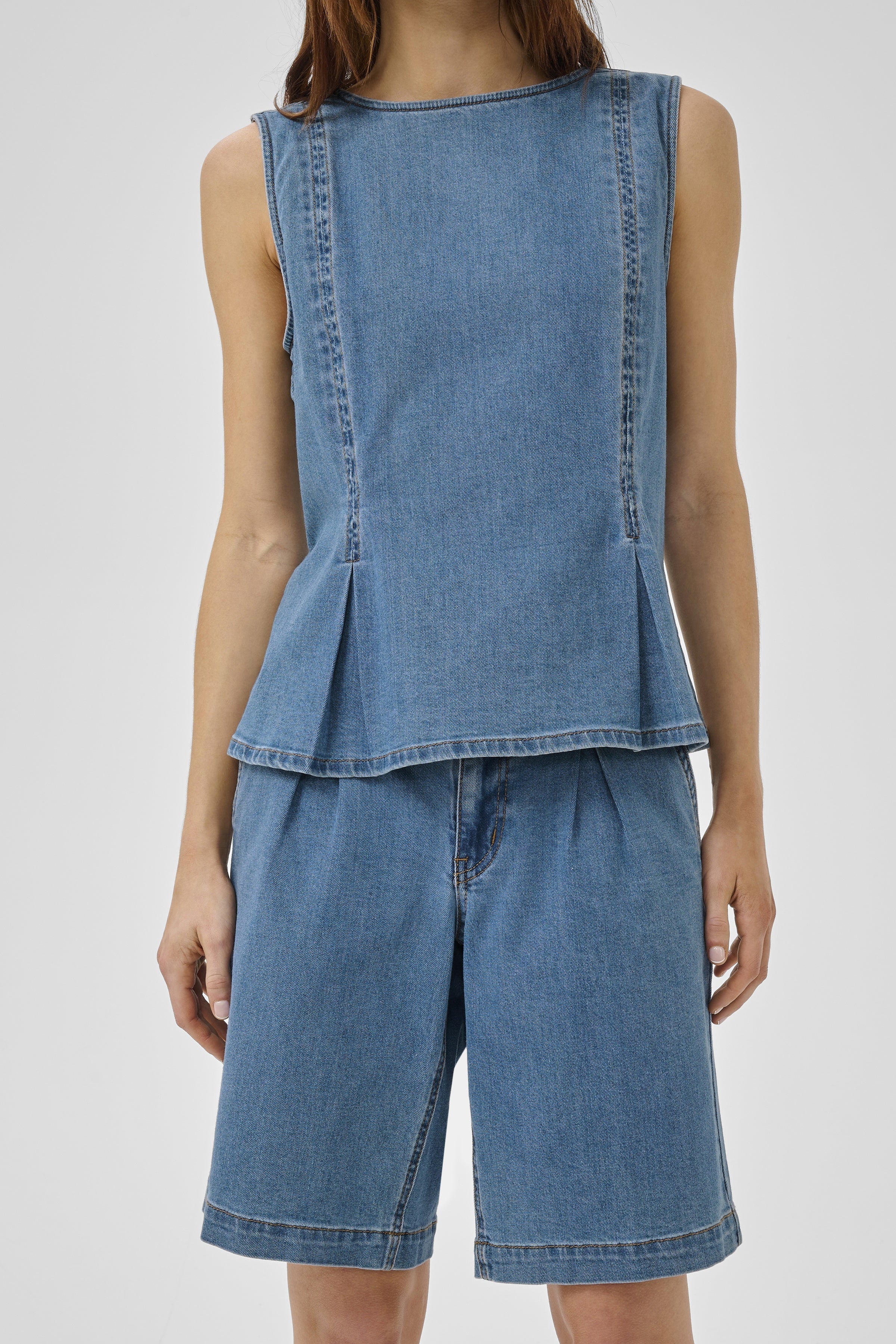 My Essentiel Wardrobe Lara 115 Top Medium Blue