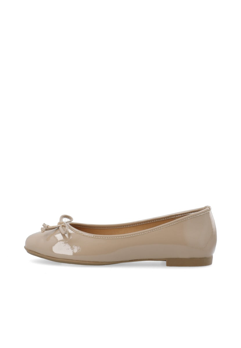 Celine Ballerina Faux Leather Nougat