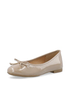 Celine Ballerina Faux Leather Nougat