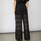 Co'Couture Lanny Lace Pant Black