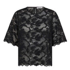 Co'Couture Lanny Lace Blouse Black