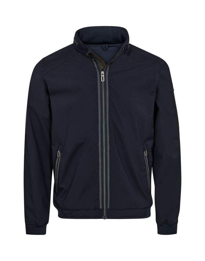 Regular fitted jacket Navy