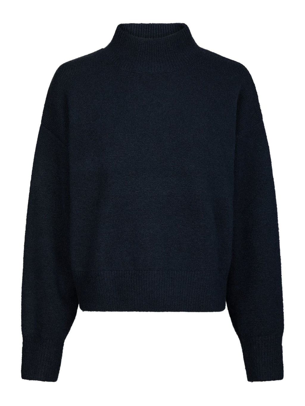 Neo Noir Paulina Knit Blouse Navy