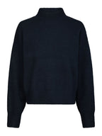 Neo Noir Paulina Knit Blouse Navy