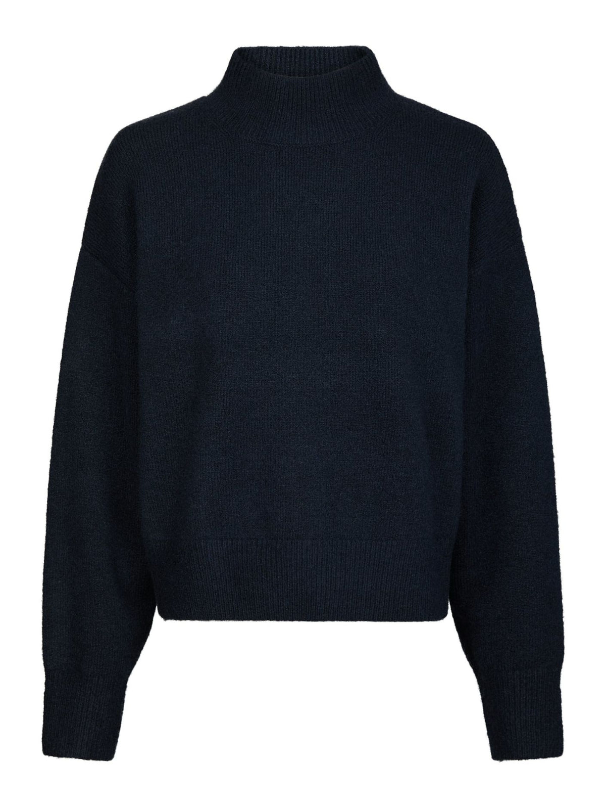 Neo Noir Paulina Knit Blouse Navy