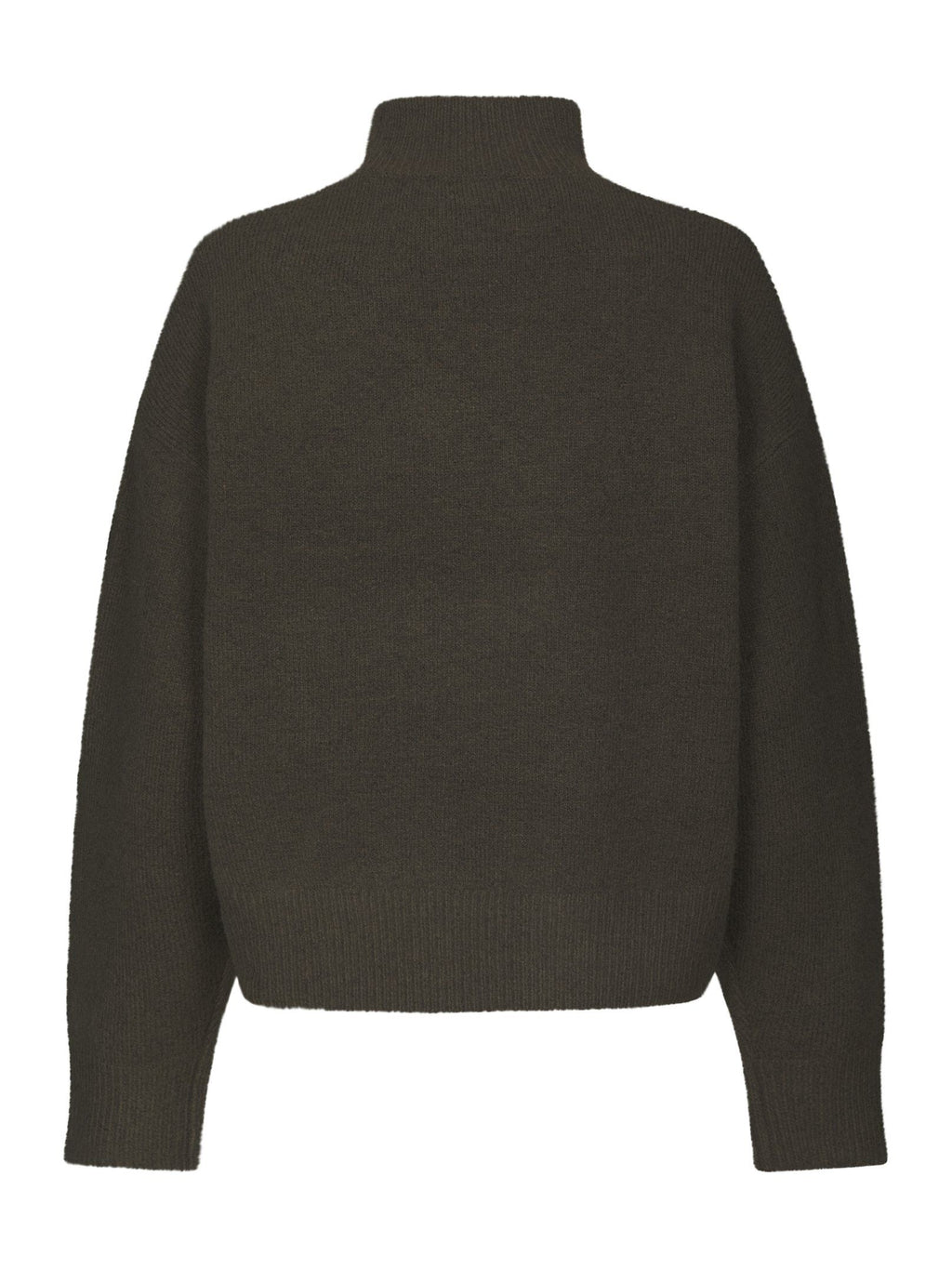 Neo Noir Paulina Knit Blouse Moss Green