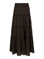 Felicia Voile Skirt Dark Brown