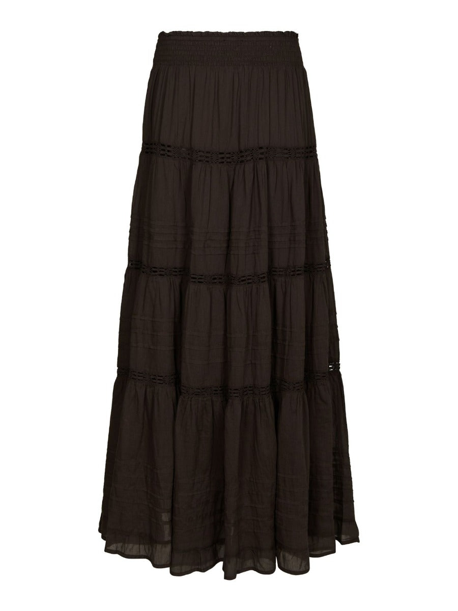 Felicia Voile Skirt Dark Brown