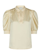 Roella Heavy Sateen Blouse Light Yellow