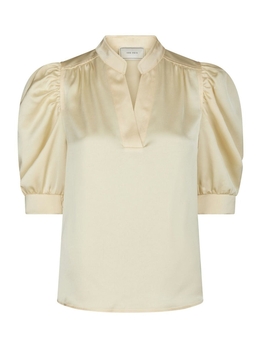 Roella Heavy Sateen Blouse Light Yellow