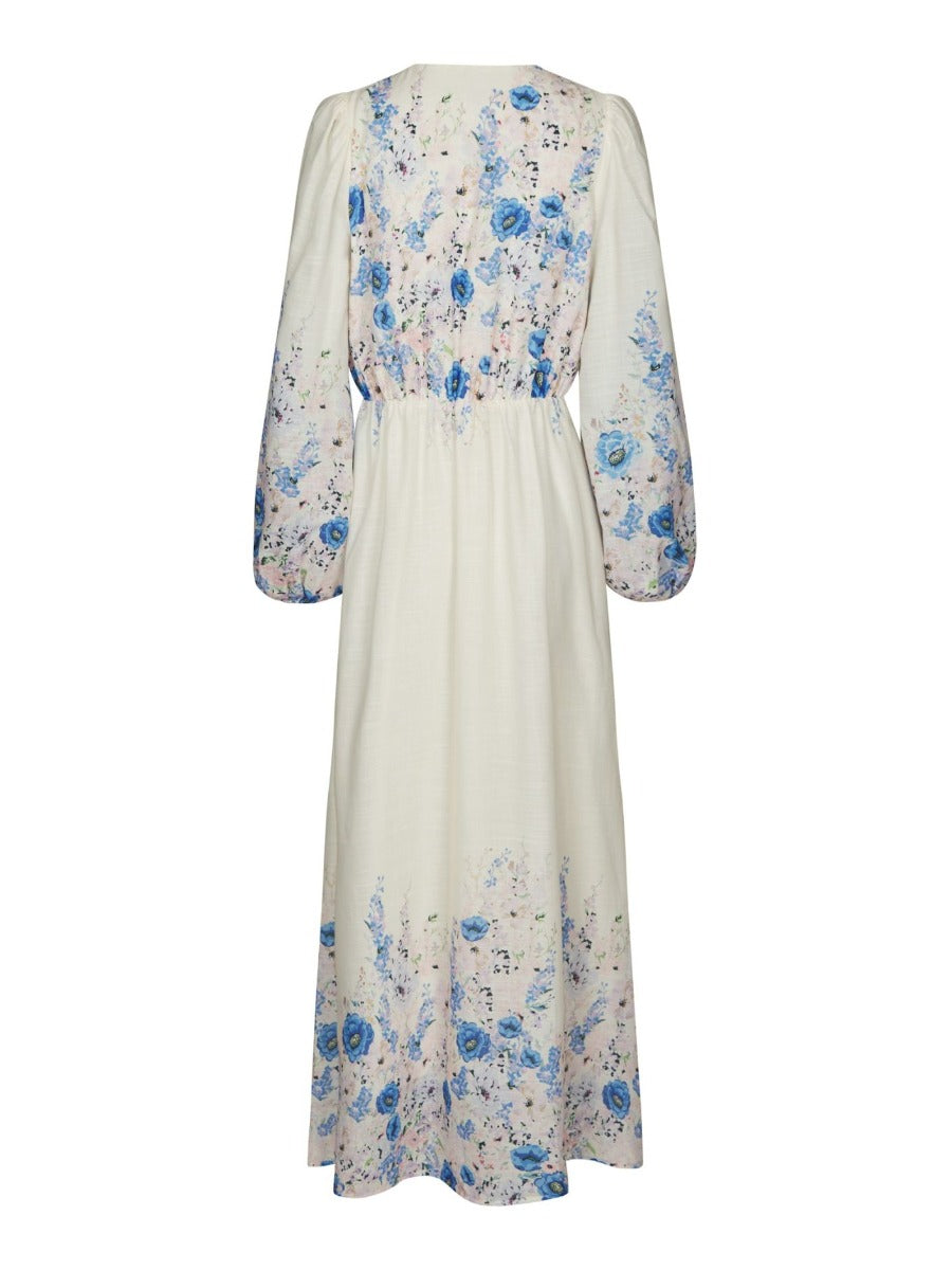 Silfi Flower Print Dress Blue