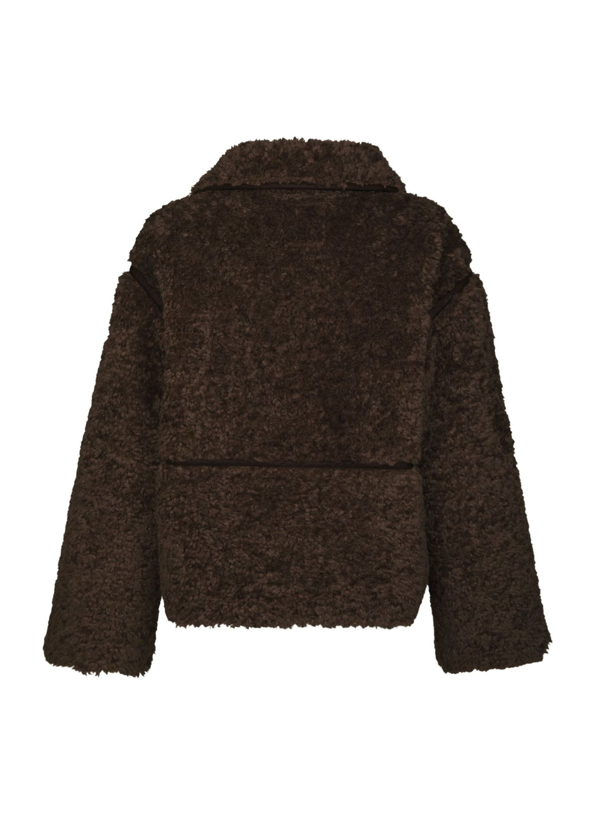 Neo Noir Castor Faux Fur Jacket Dark Brown