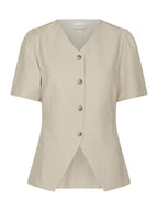 Jules Structure Blouse Creme