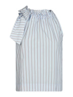 Maula Stripe Top Light Blue
