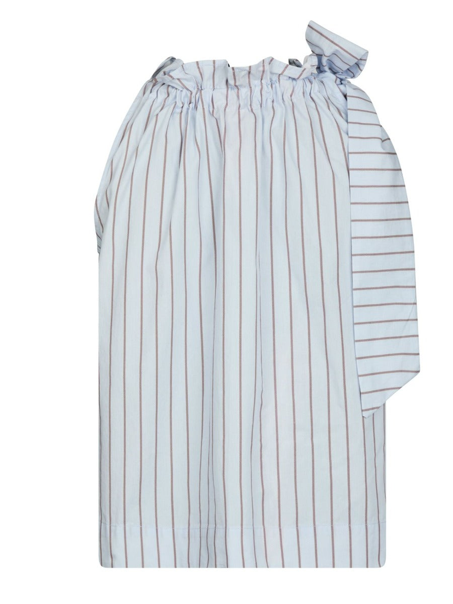 Maula Stripe Top Light Blue