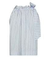 Maula Stripe Top Light Blue