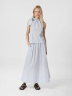 Maula Stripe Top Light Blue