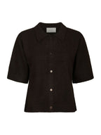 Cunna Knit Blouse Dark Brown