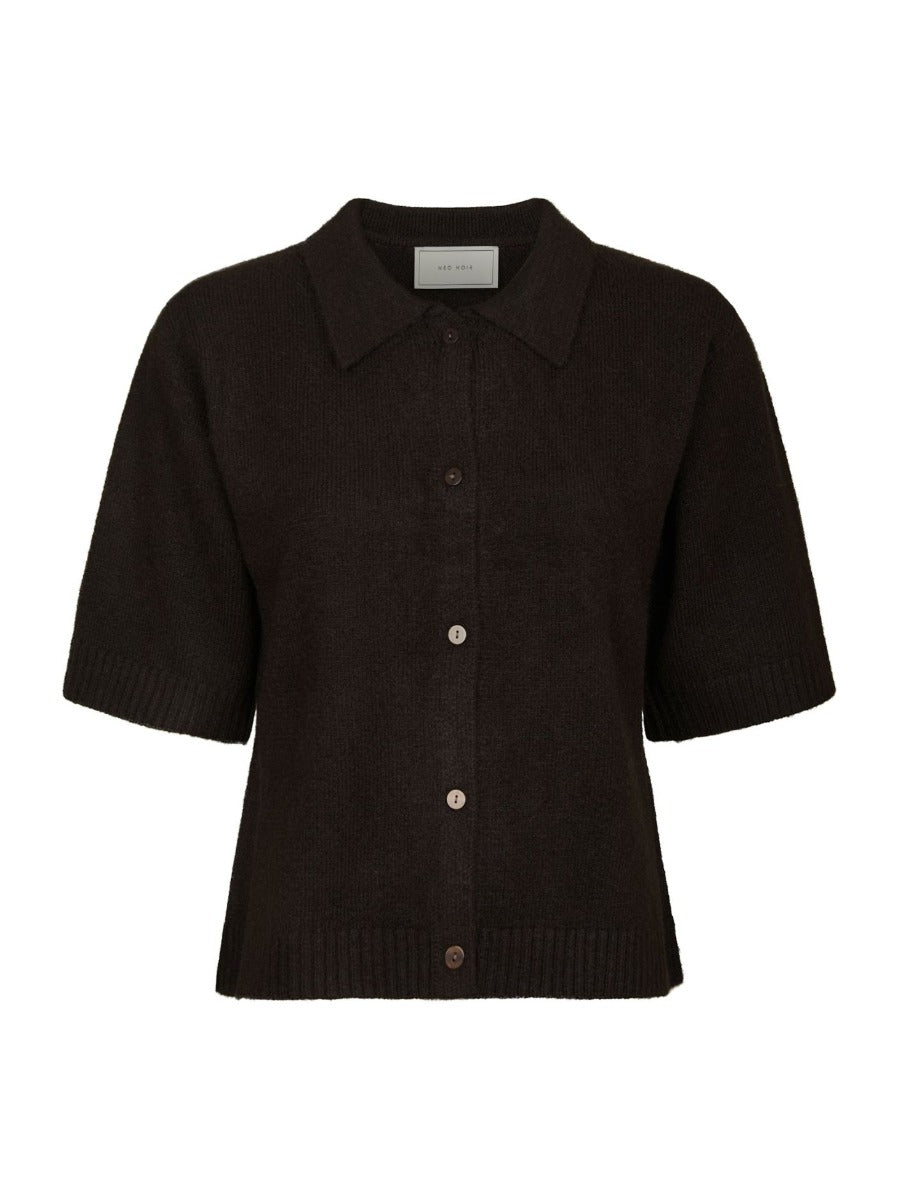 Cunna Knit Blouse Dark Brown