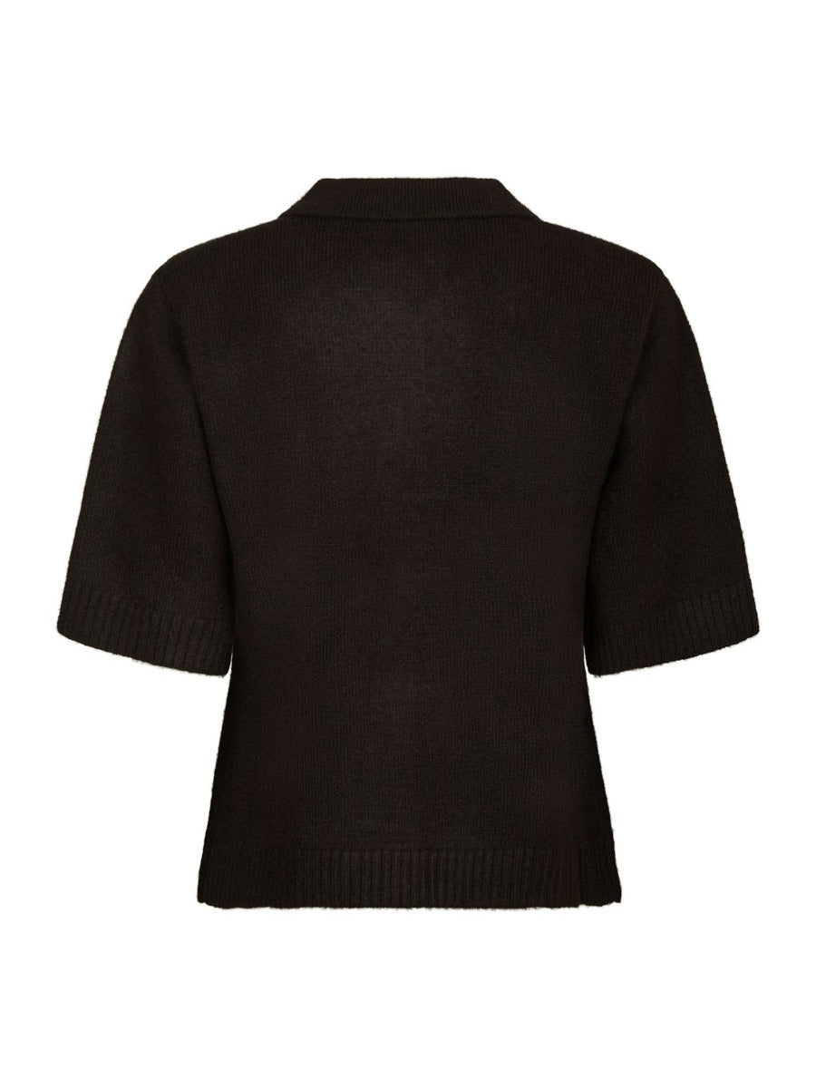 Cunna Knit Blouse Dark Brown