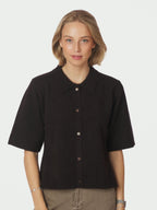 Cunna Knit Blouse Dark Brown