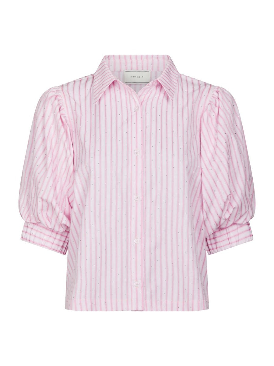 Etta Soft Stripe Stone Shirt Light Pink