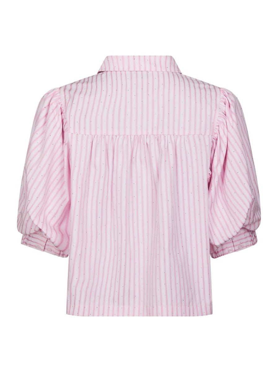 Etta Soft Stripe Stone Shirt Light Pink