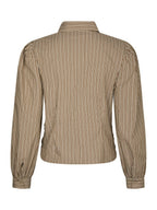 Ritta Stripe Shirt Light Brown