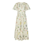Neo Noir Gardena Flower Rank Dress Off White