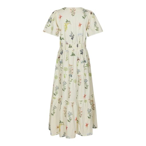 Neo Noir Gardena Flower Rank Dress Off White
