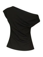 Neo Noir Mabelle Drapy Top Black