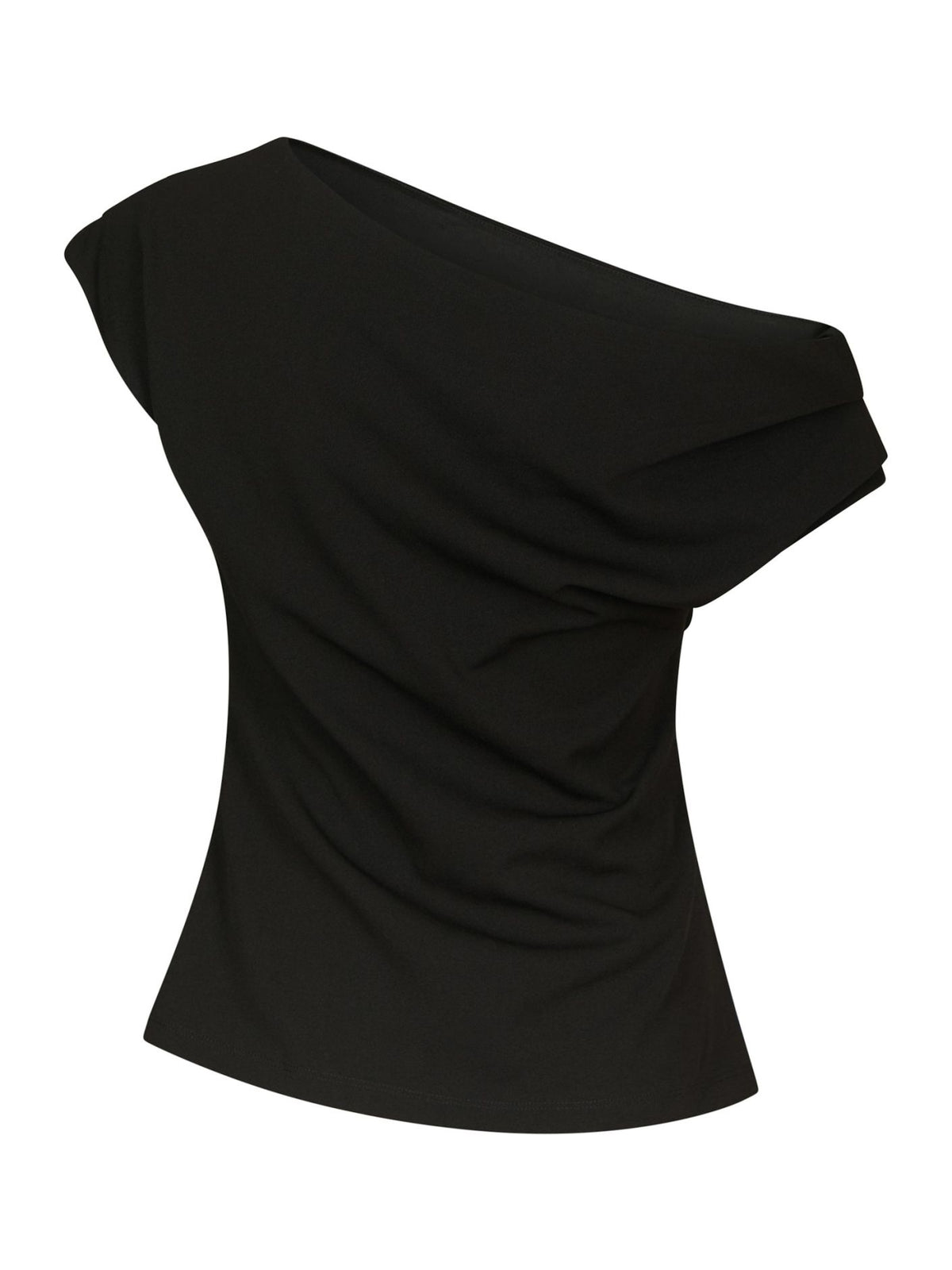 Neo Noir Mabelle Drapy Top Black