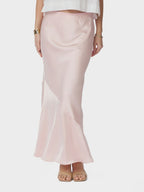 Ninad Heavy Sateen Skirt Light Pink