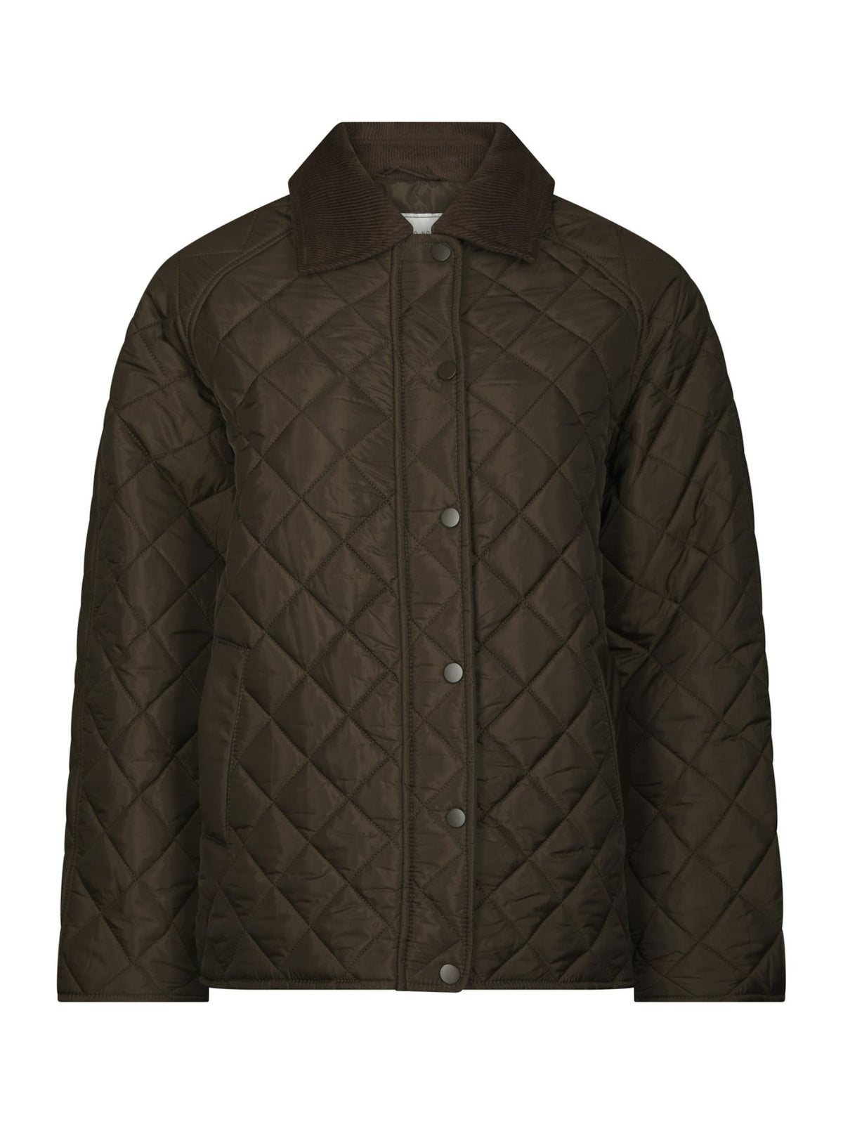 Neo Noir Iva Quilt Jacket Khaki