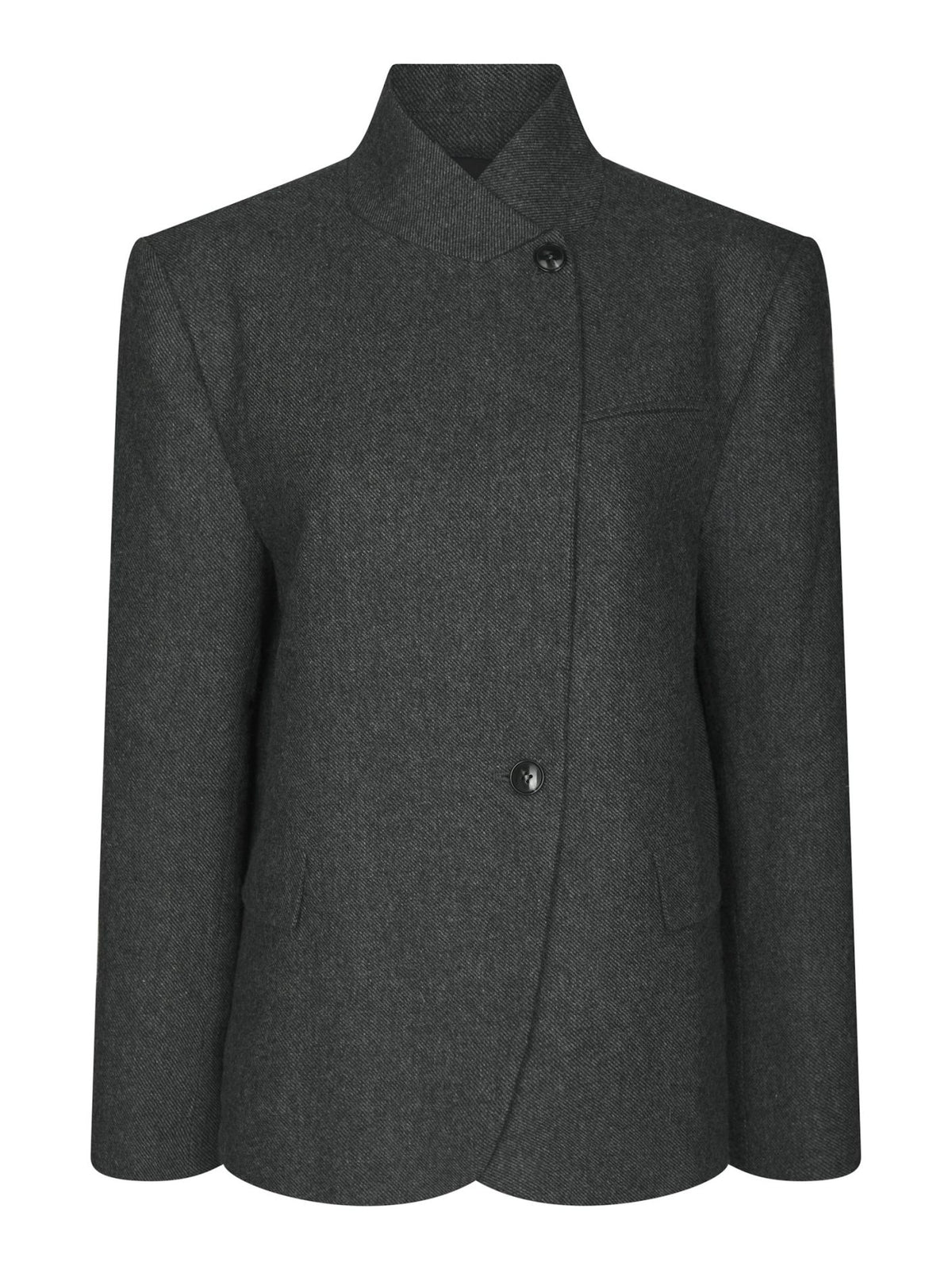 Neo Noir Nerine Structure Twill Blazer Antracit