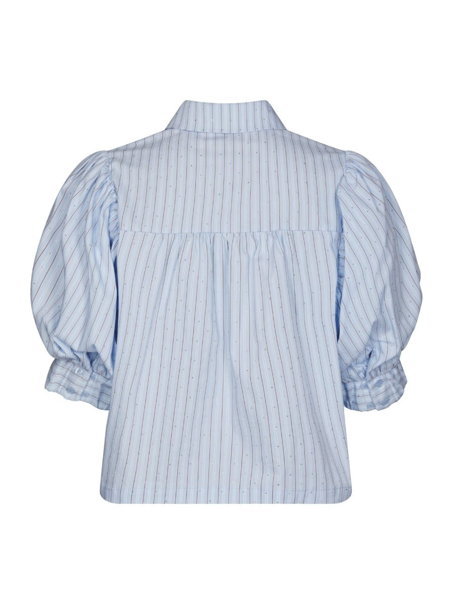 Etta Stripe Stone Shirt Light Blue