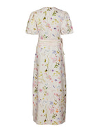 Neo Noir Clarine Flower Dress Off White